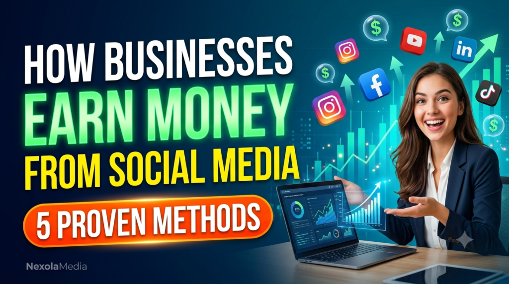 How businesses earn money from social media