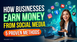 How businesses earn money from social media